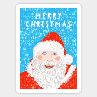 Merry Christmas From Santa Claus Sticker